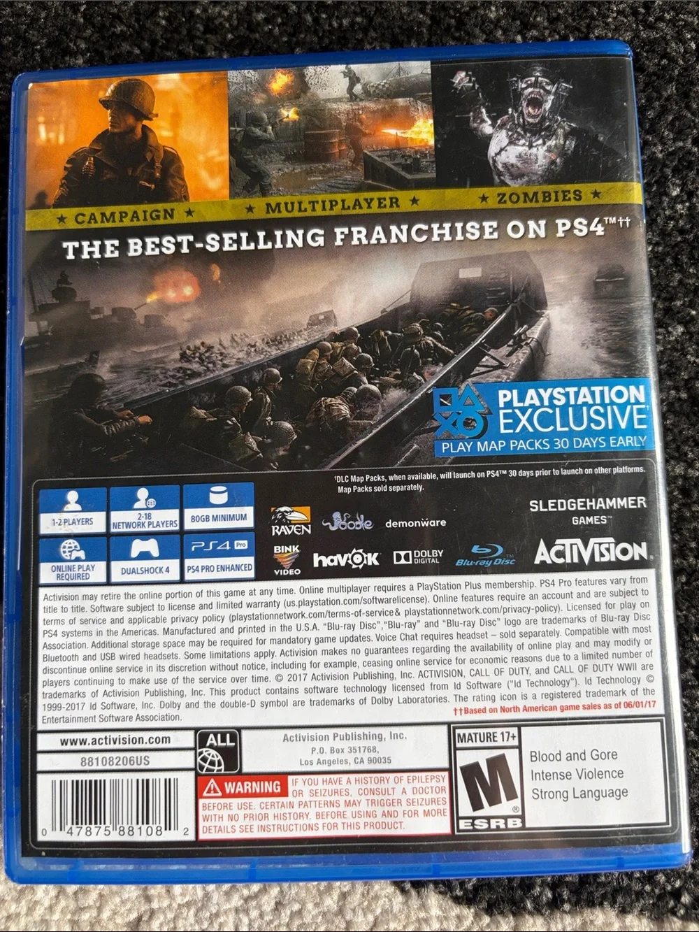 Call of Duty: WWII (PS4) -